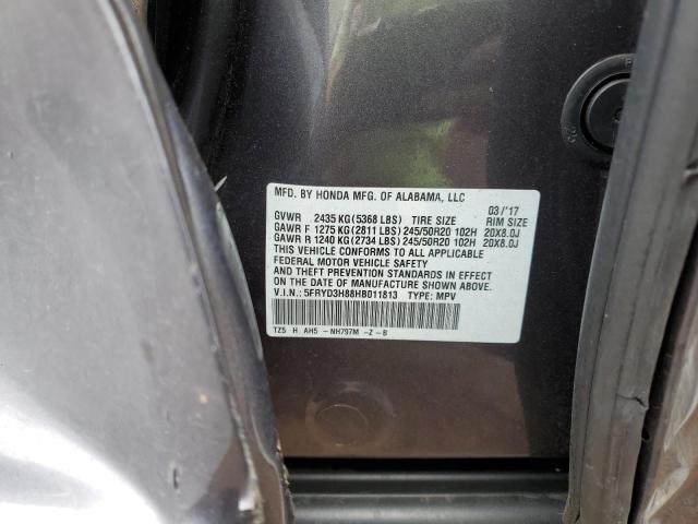 5FRYD3H88HB011813 2017 Acura Mdx Advance