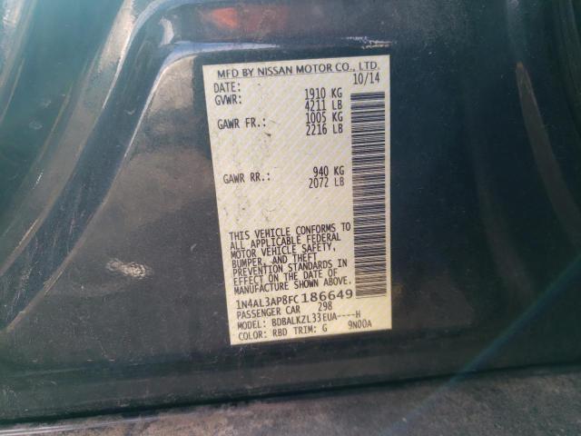 2015 NISSAN ALTIMA 2.5 1N4AL3AP8FC186649