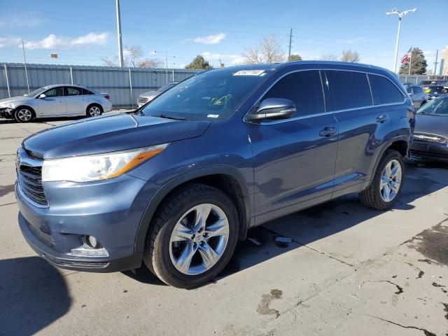 VIN 5TDDKRFH7FS177471 2015 Toyota Highlander, Limited no.1