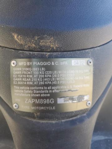 2022 PIAGGIO LIBERTY 15 ZAPM898G3N7003665