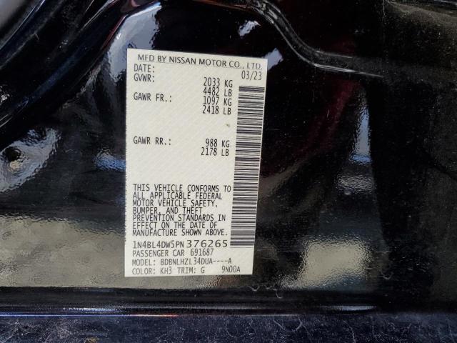2023 NISSAN ALTIMA SV 1N4BL4DW5PN376265
