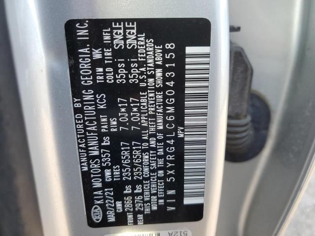2021 KIA SORENTO LX 5XYRG4LC6MG043158