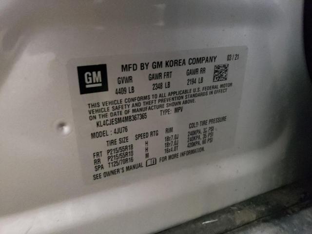 2021 BUICK ENCORE PRE - KL4CJESM4MB367365