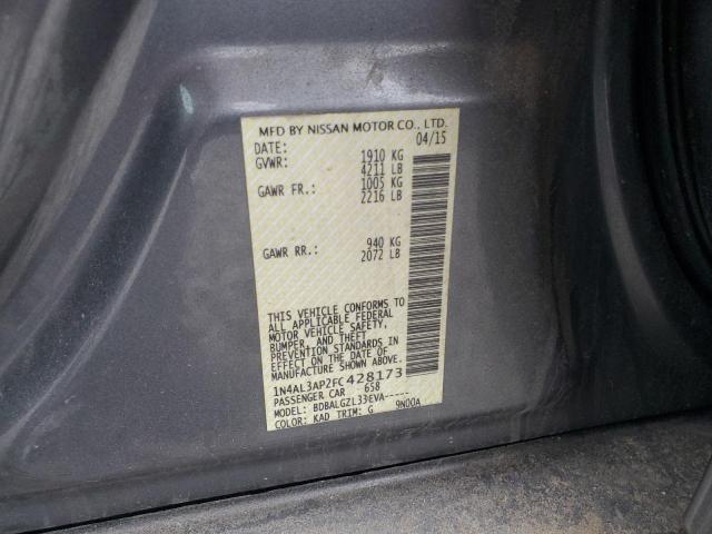 1N4AL3AP2FC428173 2015 Nissan Altima 2.5