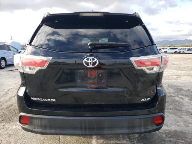 VIN 5TDKKRFH1ES005863 2014 Toyota Highlander, Xle no.6