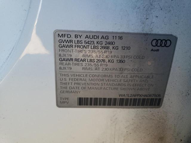 VIN WA1L2AFPXHA087505 2017 Audi Q5, Premium Plus no.12