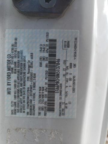 2021 Ford Mustang Gt VIN: 1FA6P8CF0M5137846 Lot: 44427154