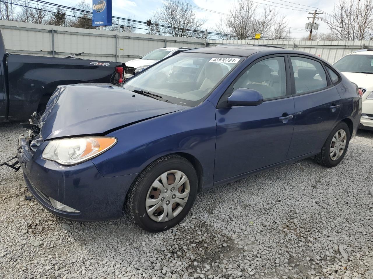 KMHDU4AD3AU079247 2010 Hyundai Elantra Blue