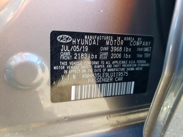 2020 HYUNDAI ELANTRA GT - KMHH35LE9LU119575