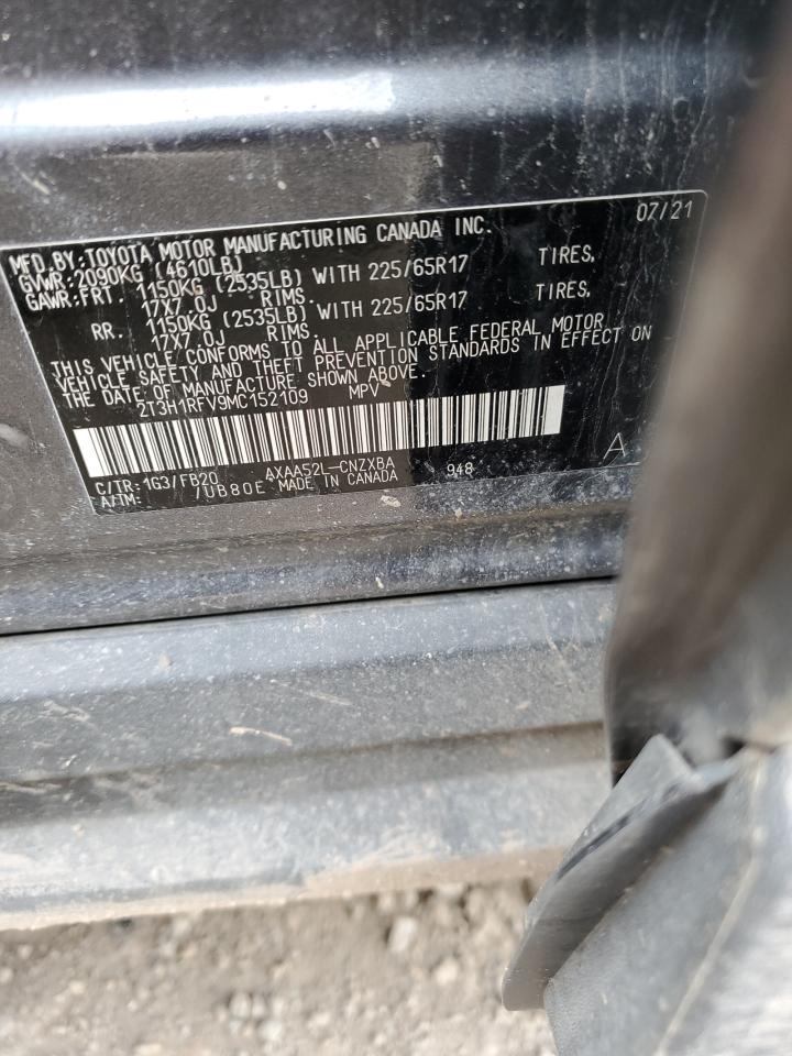 2T3H1RFV9MC152109 2021 Toyota Rav4 Le