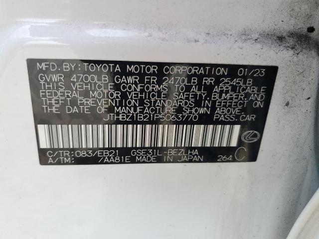 2023 LEXUS IS 350 F S - JTHBZ1B21P5063770