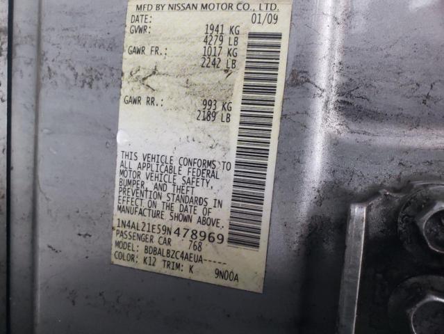 1N4AL21E59N478969 2009 Nissan Altima 2.5