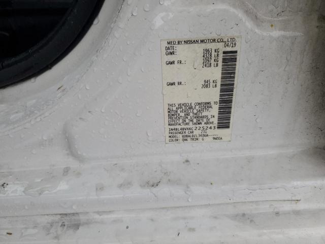 2019 NISSAN ALITMA 1N4BL4BVXKC225243