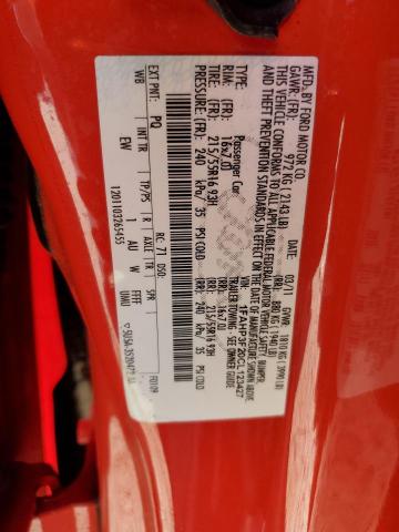 1FAHP3F20CL123427 2012 Ford Focus Se