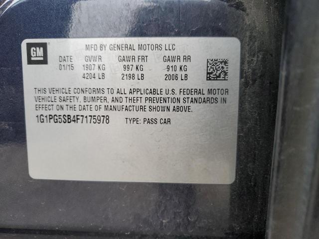 2015 CHEVROLET CRUZE LTZ - 1G1PG5SB4F7175978