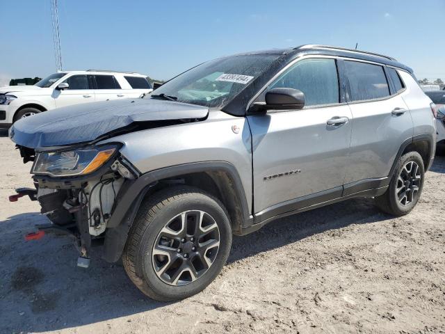 Lot #2380754853 2020 JEEP COMPASS TR salvage car