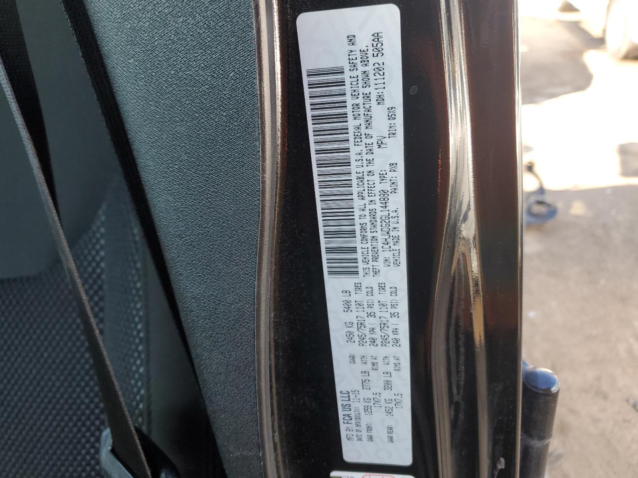 1C4HJWDG2GL144880 JEEP WRANGLER 2016