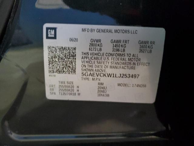 2020 BUICK ENCLAVE AV - 5GAEVCKW1LJ253497