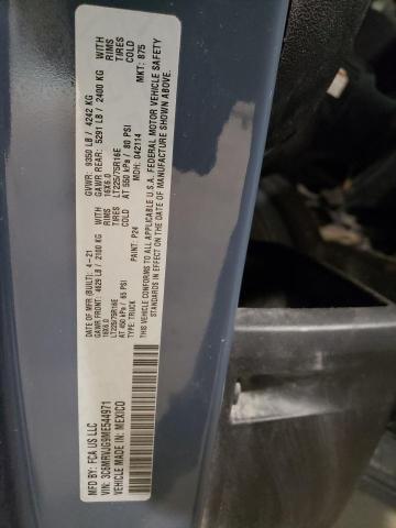 2021 Ram Promaster 3500 3500 High VIN: 3C6MRVJG9ME544971 Lot: 45056884