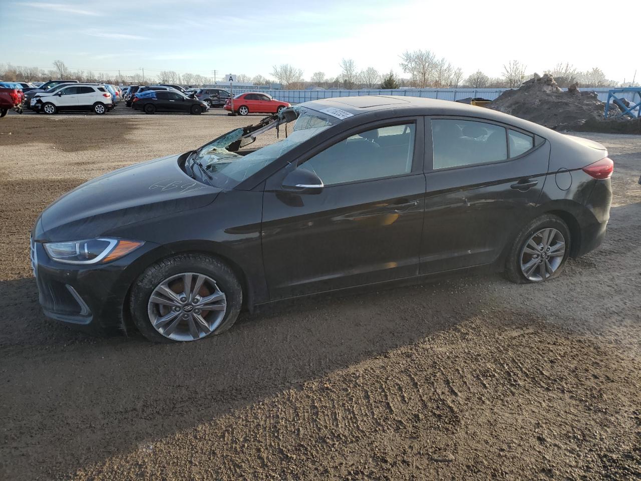 KMHD84LF0JU696303 2018 Hyundai Elantra Sel