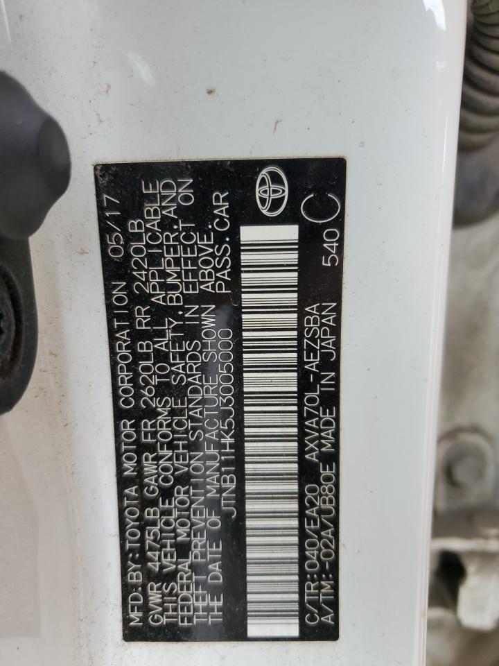 JTNB11HK5J3005000 TOYOTA CAMRY 2018
