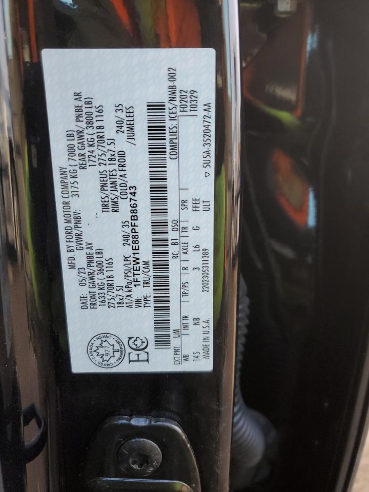 1FTEW1E88PFB86743 FORD F-150 2023