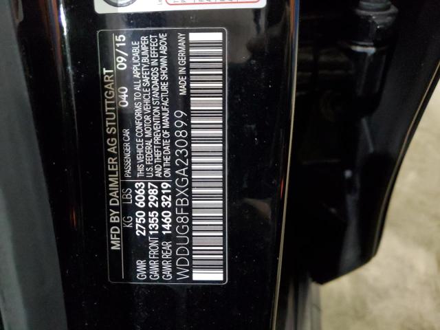2016 MERCEDES-BENZ S-550 - WDDUG8FBXGA230899