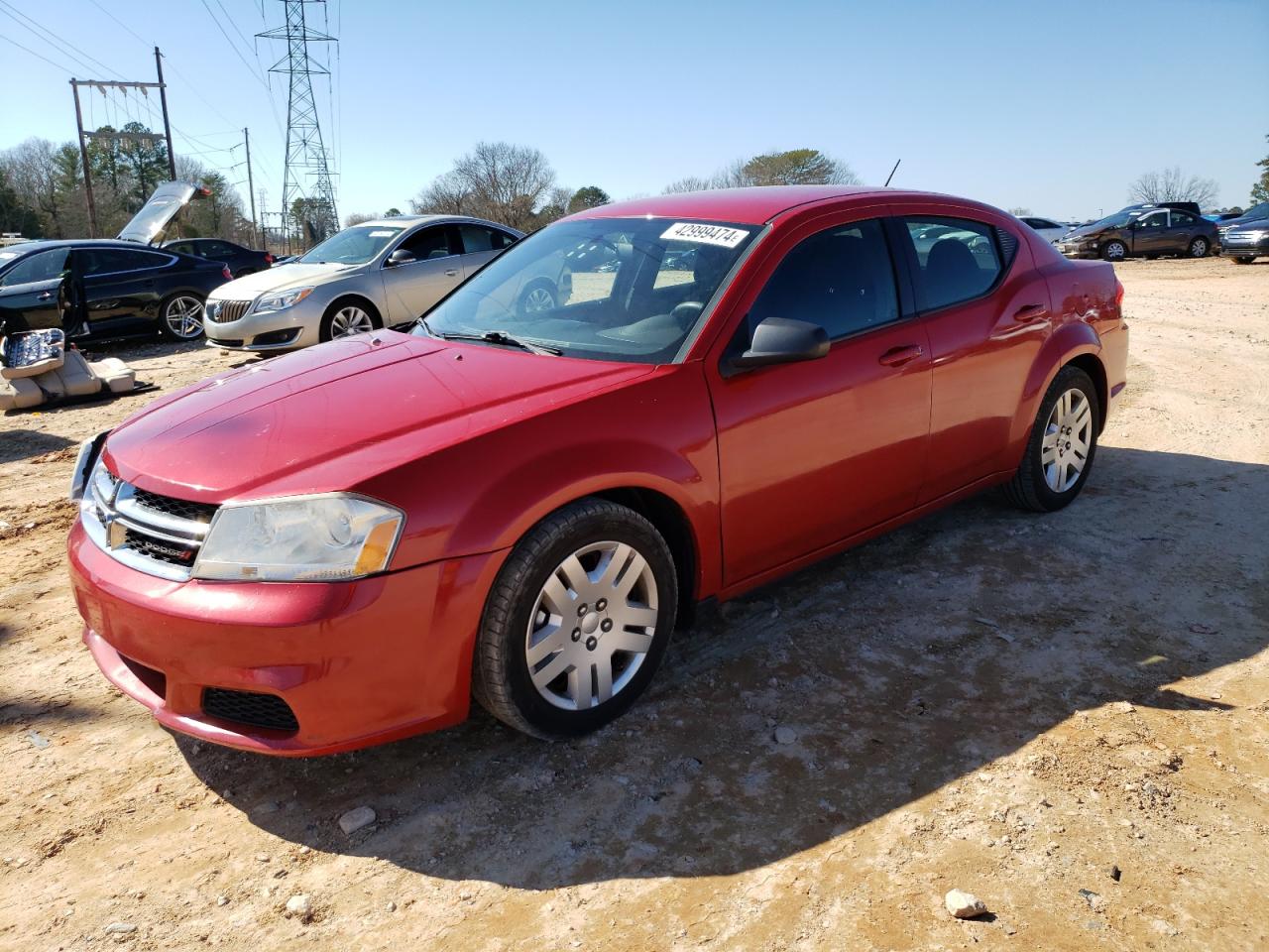 1C3CDZAB1CN243785 2012 Dodge Avenger Se