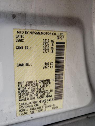 2017 NISSAN ALTIMA 2.5 - 1N4AL3AP0HC495468