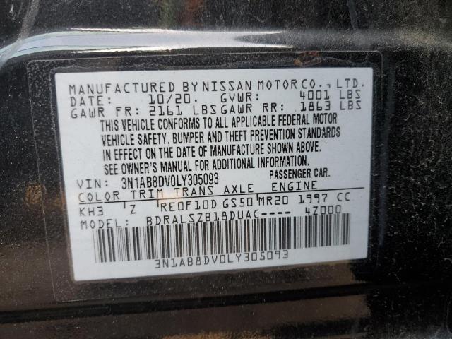 2020 NISSAN SENTRA SR 3N1AB8DV0LY305093