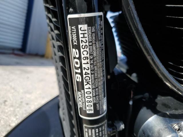 2016 HONDA VT1300 CX JH2SC6124GK100806