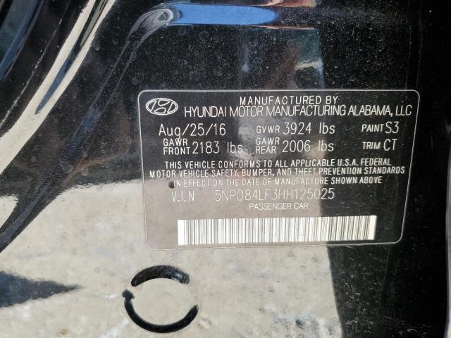 2017 HYUNDAI ELANTRA SE 5NPD84LF3HH125025