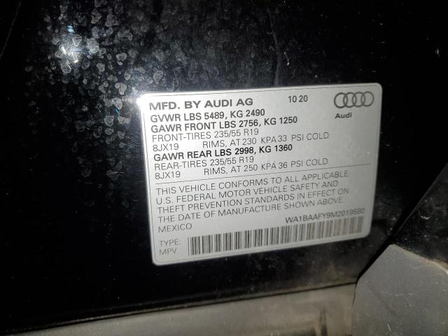 2021 AUDI Q5 PREMIUM WA1BAAFY9M2019580
