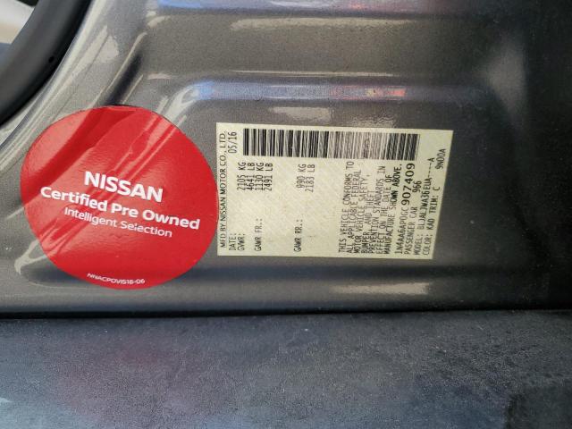 2016 NISSAN MAXIMA 3.5 1N4AA6AP0GC907409