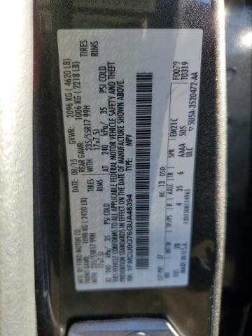 2016 FORD ESCAPE SE - 1FMCU0G76GUA48394