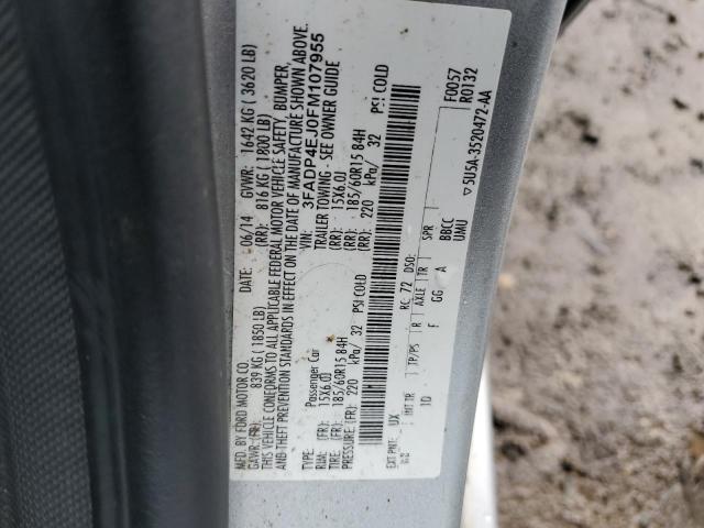 2015 FORD FIESTA SE 3FADP4EJ0FM107955
