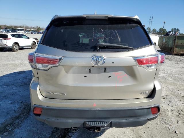 VIN 5TDKKRFH3FS117632 2015 Toyota Highlander, Xle no.6