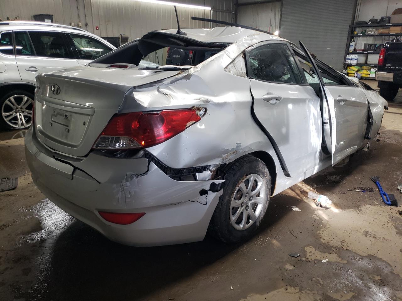 Lot #2768819174 2014 HYUNDAI ACCENT GLS