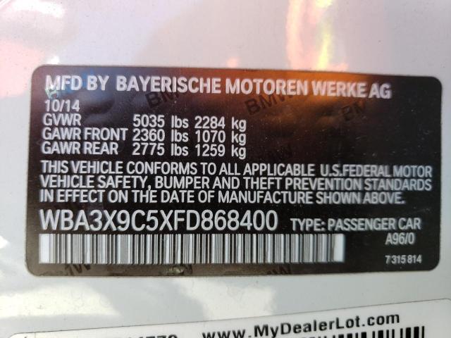 2015 BMW 335 XIGT - WBA3X9C5XFD868400
