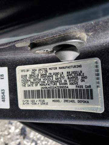 1NXBU4EE2AZ299554 | 2010 Toyota corolla base