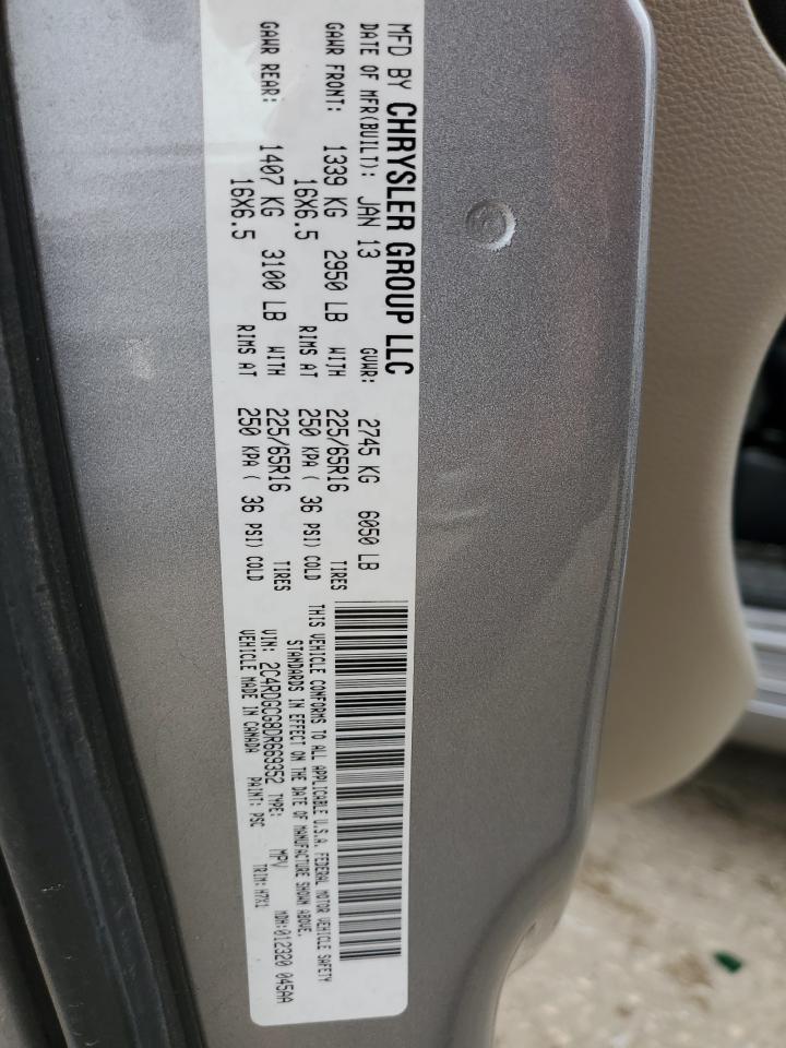 2C4RDGCG8DR669352 2013 Dodge Grand Caravan Sxt