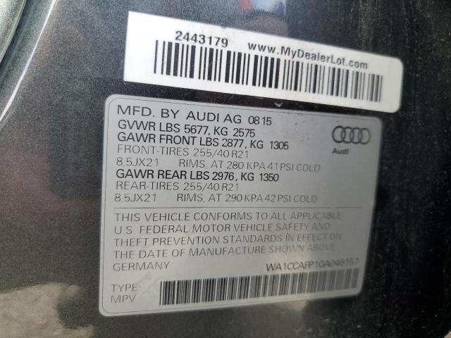 WA1CCAFP1GA046157 2016 AUDI SQ5 - Image 13