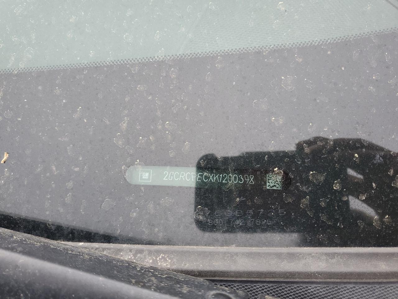 2GCRCPECXK1200398 CHEVROLET ALL Models 2019