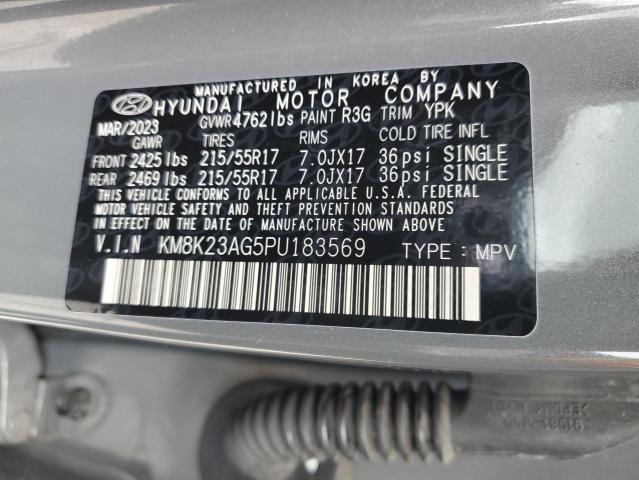 2023 HYUNDAI KONA SE KM8K23AG5PU183569