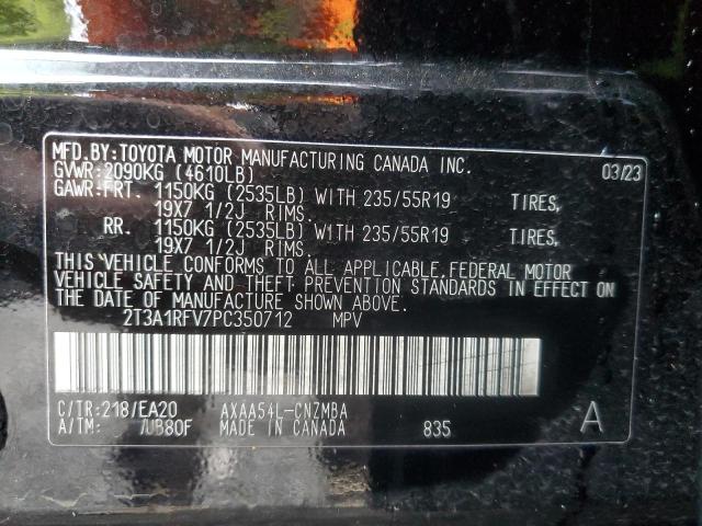 2023 TOYOTA RAV4 XLE P 2T3A1RFV7PC350712