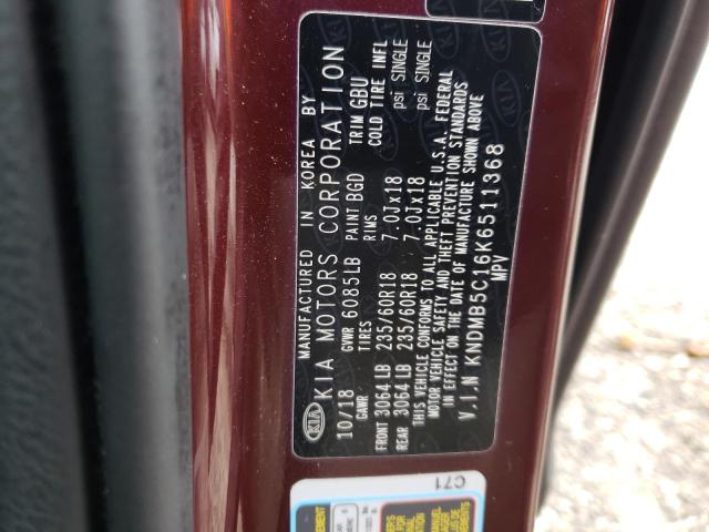 2019 KIA SEDONA LX KNDMB5C16K6511368