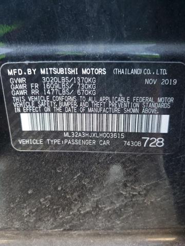 2020 MITSUBISHI MIRAGE ES ML32A3HJXLH003615