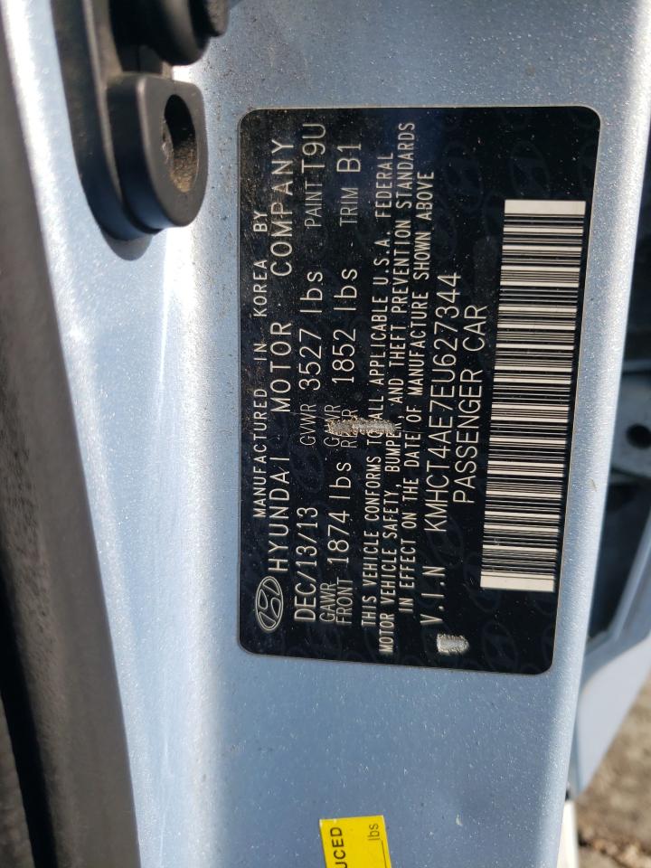 KMHCT4AE7EU627344 2014 Hyundai Accent Gls