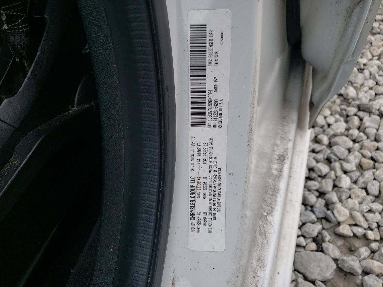 1C3CDZAB0DN643564 2013 Dodge Avenger Se