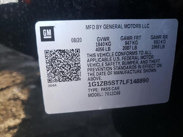 2020 CHEVROLET MALIBU LS 1G1ZB5ST7LF148890